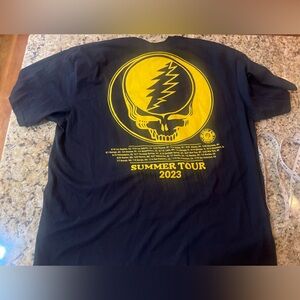Grateful Dead 2XL Dead & Company 2023 Tour Shirt Steal Your Face Graphic